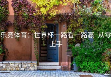 乐竞体育：世界杯一路看一路赢·从零上手