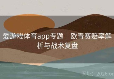 爱游戏体育app专题｜欧青赛赔率解析与战术复盘
