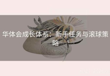 华体会成长体系：新手任务与滚球策略
