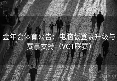 金年会体育公告：电脑版登录升级与赛事支持（VCT联赛）