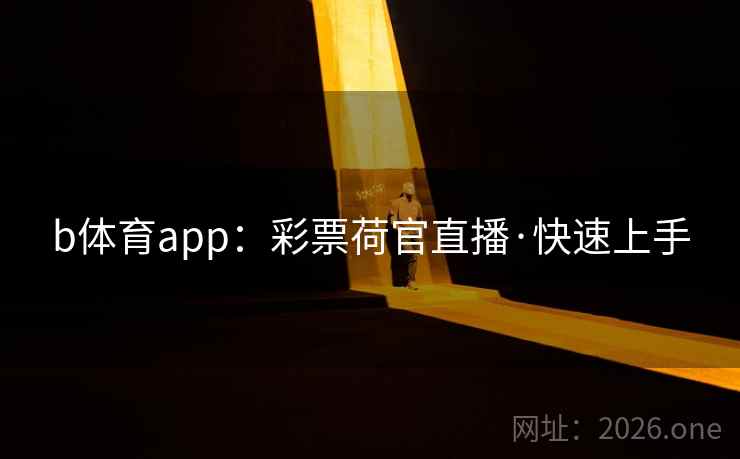 b体育app：彩票荷官直播·快速上手