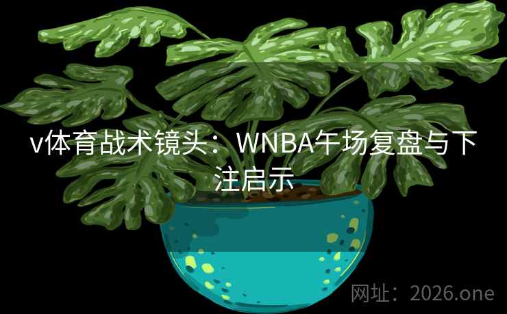 v体育战术镜头：WNBA午场复盘与下注启示