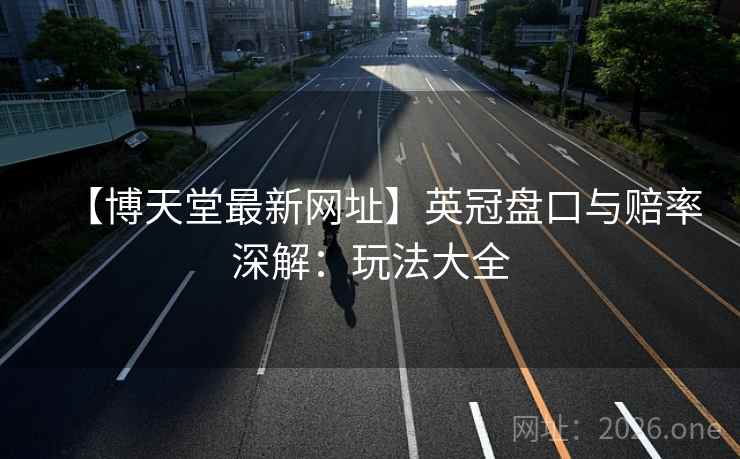 【博天堂最新网址】英冠盘口与赔率深解：玩法大全